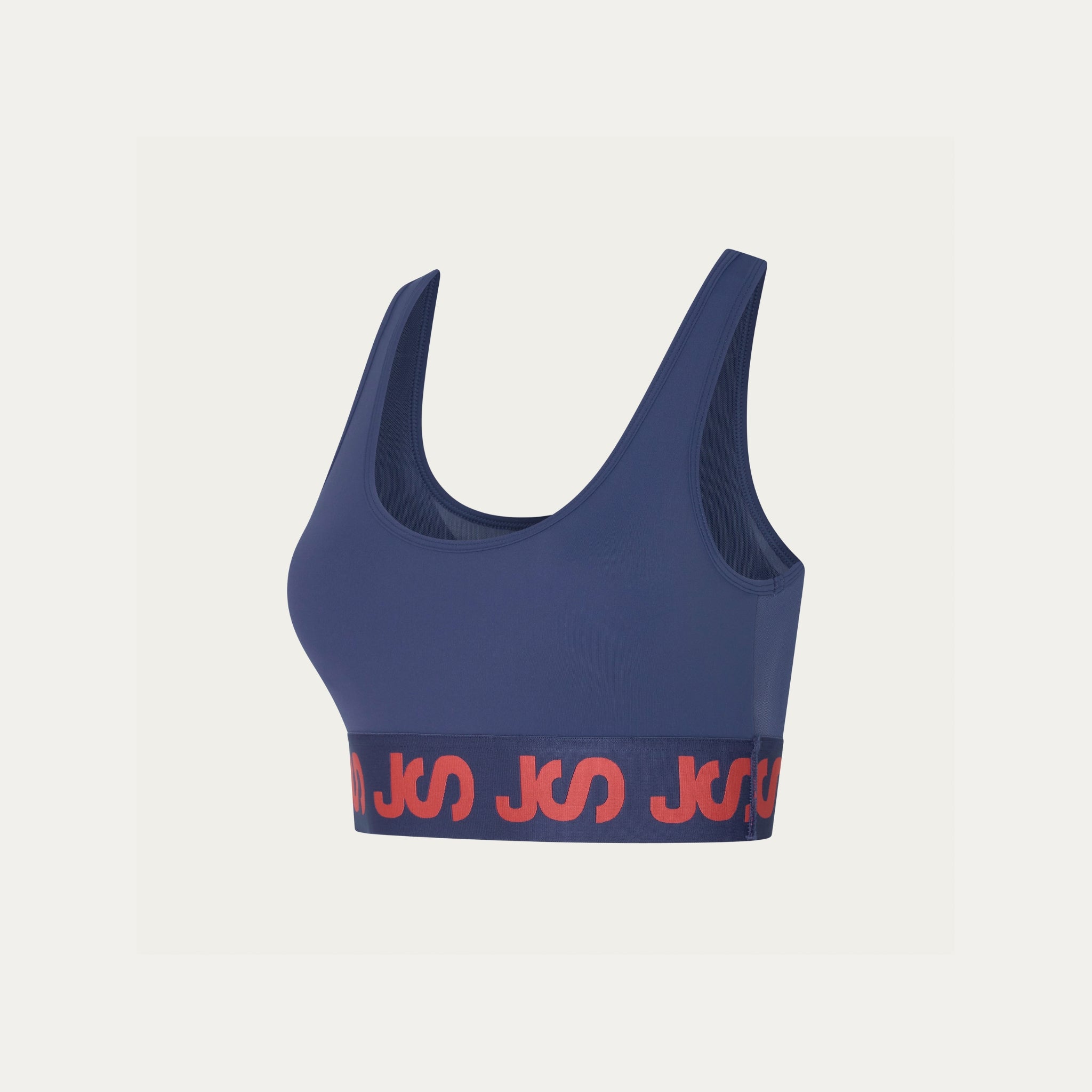 Airflow Medium Support Bra - Indigo/Coral