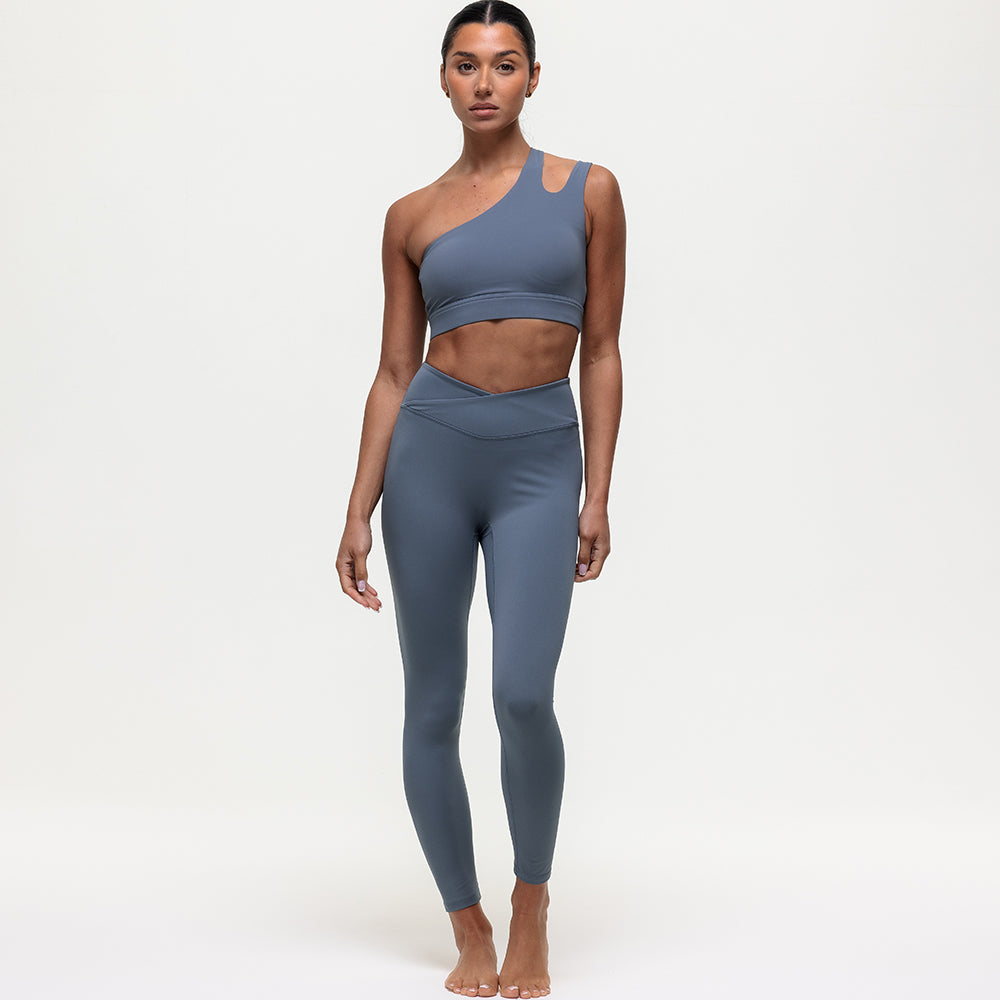 Asana Medium Support Bra - Graphite