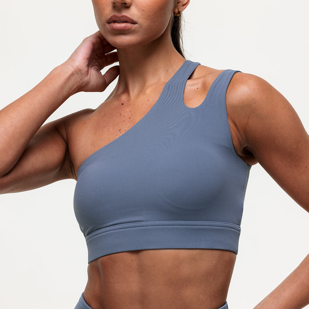 Asana Medium Support Bra - Graphite