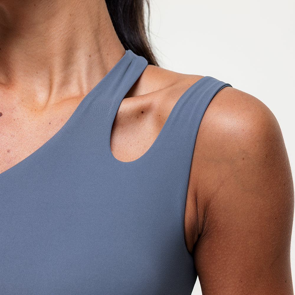 Asana Medium Support Bra - Graphite