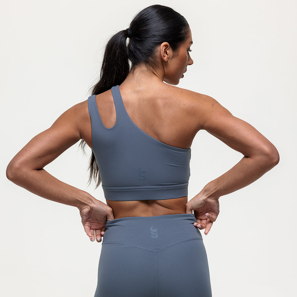 Asana Medium Support Bra - Graphite