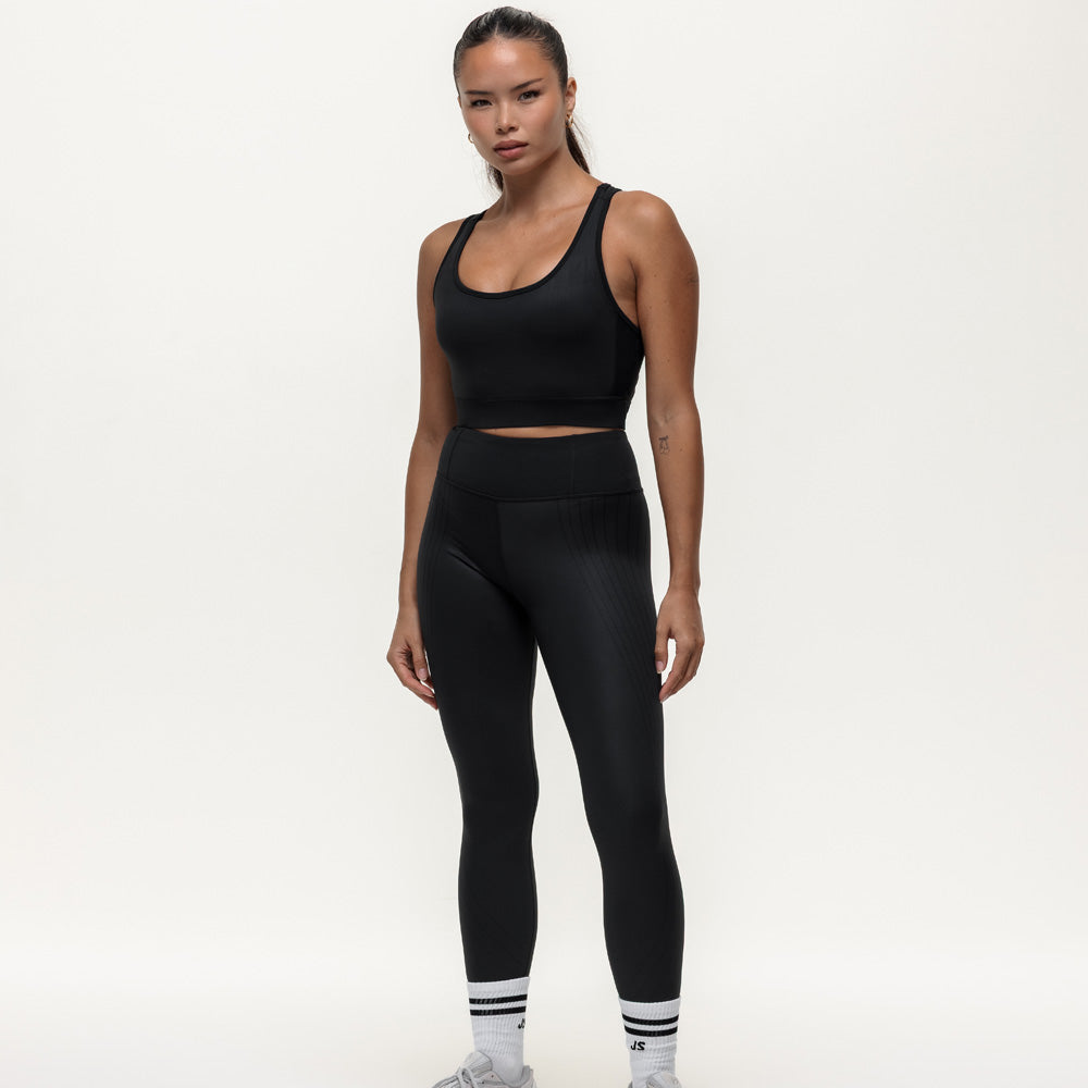Agility Workout Leggings - Black Onyx