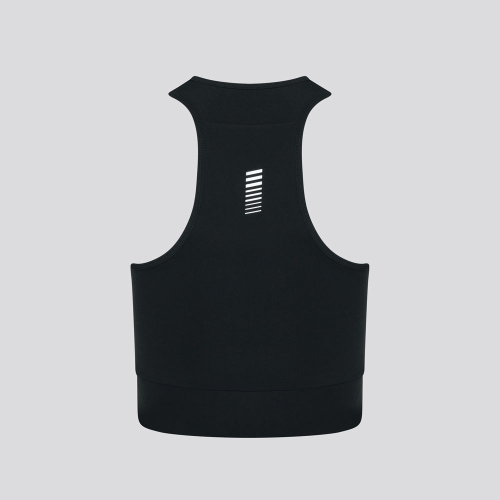 Swift Crop Run Vest - Black Onyx