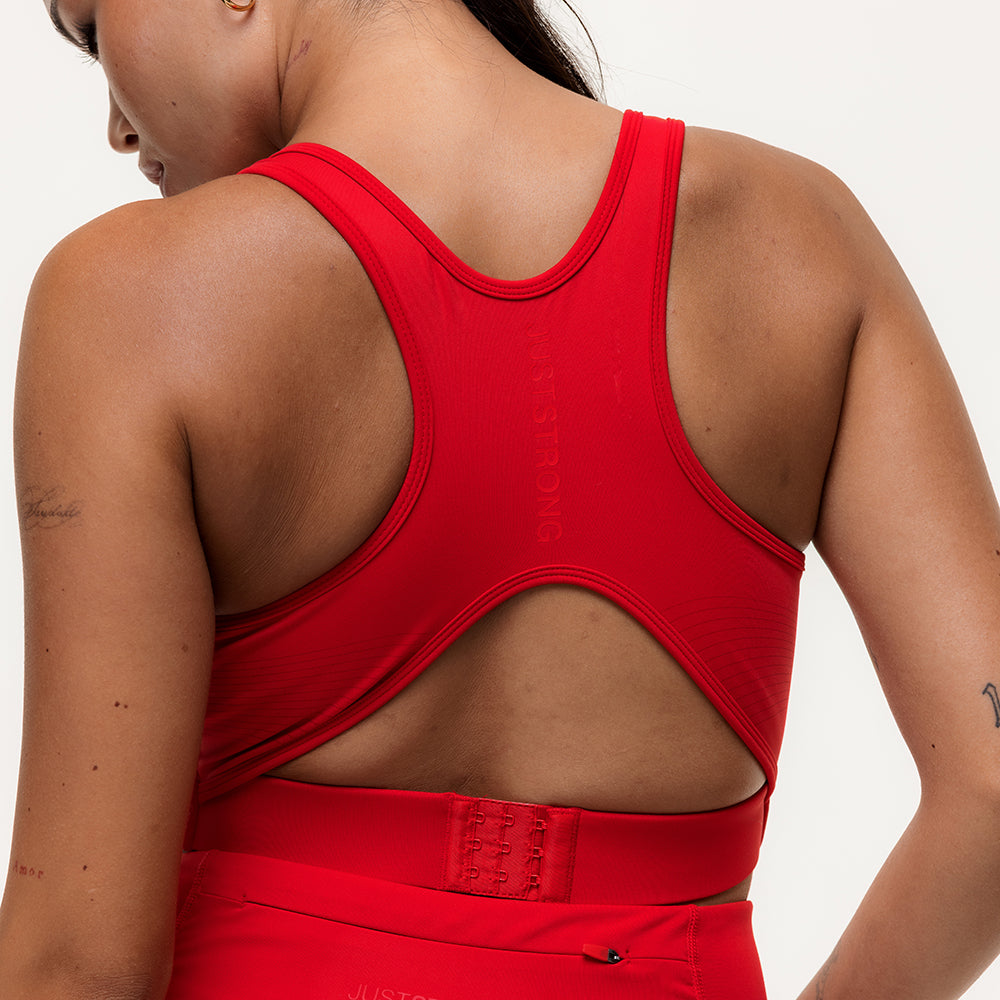 Agility Workout Bra - Ruby Red