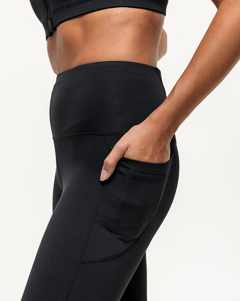 High Rise Genesis Leggings - Black Onyx