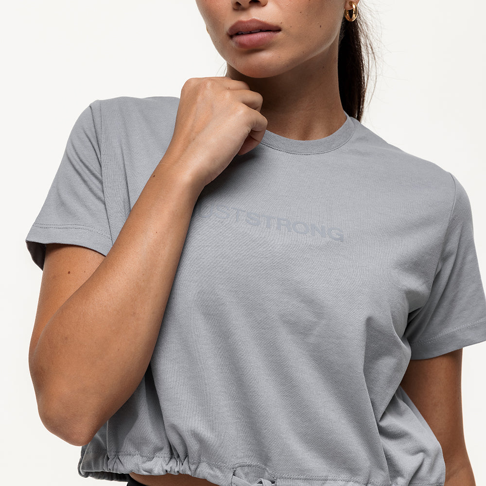 Everyday Drawstring Tee - Shadow Grey