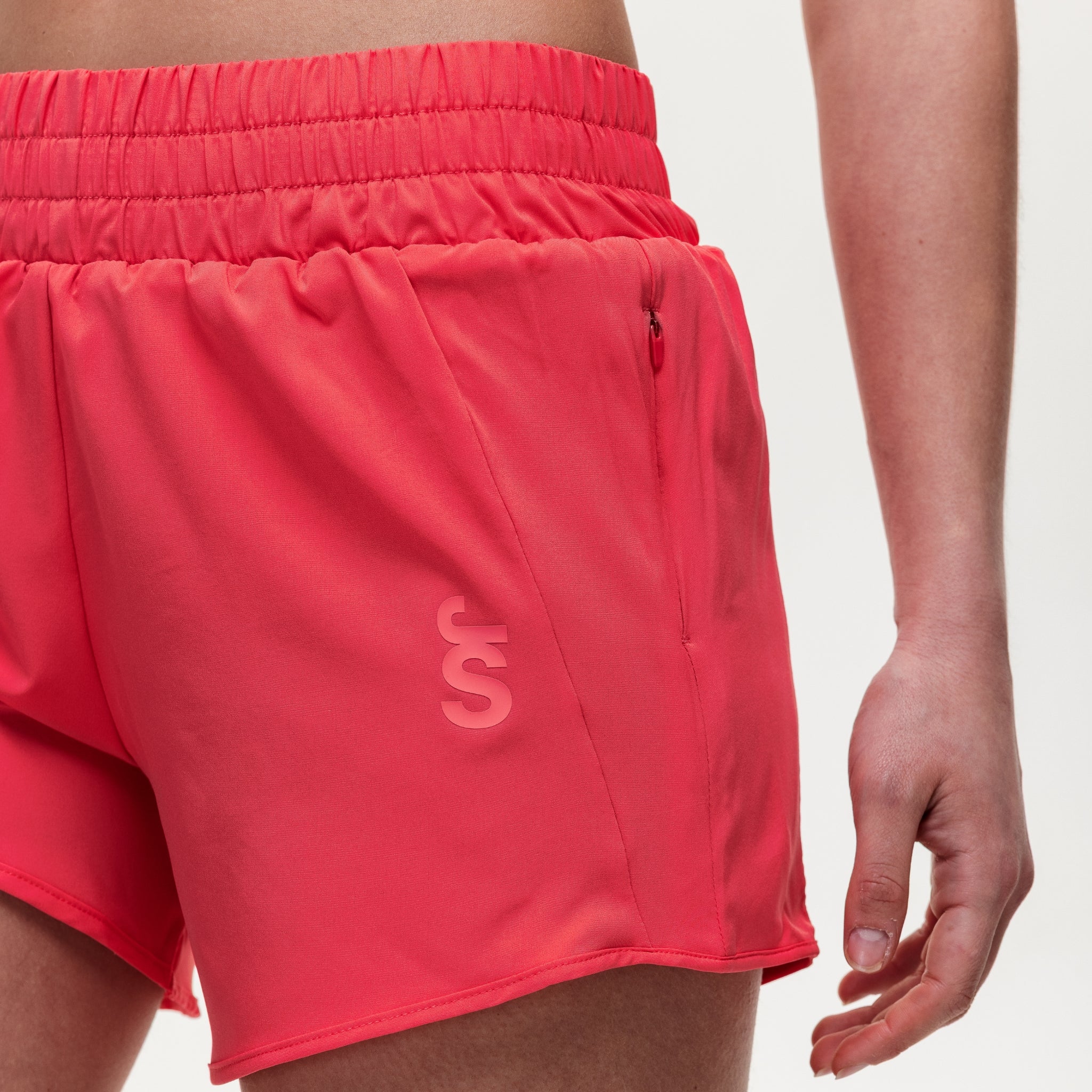 Tempo Lite High Rise Short - Coral