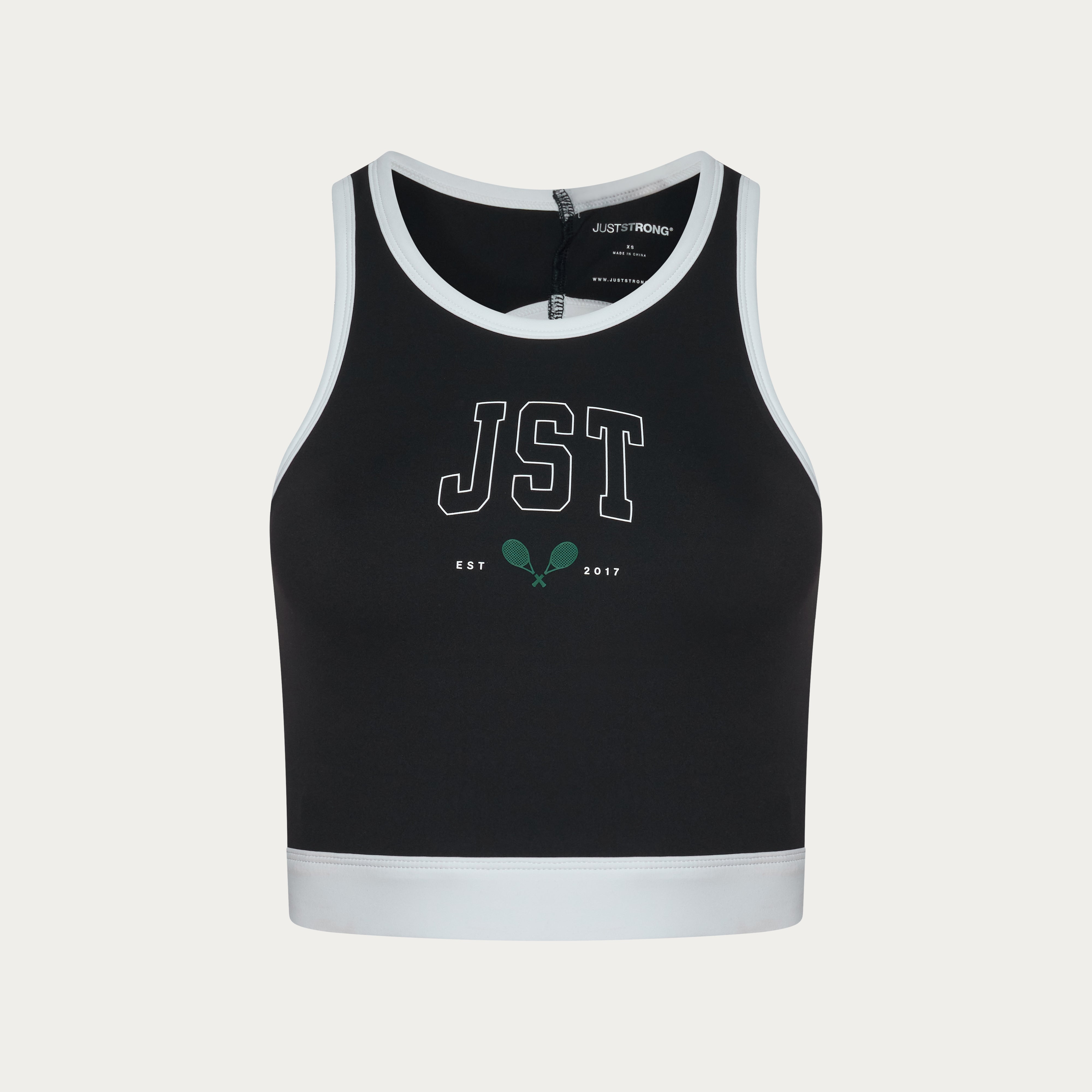 Ace Cropped Vest - Black/White (PRE ORDER)