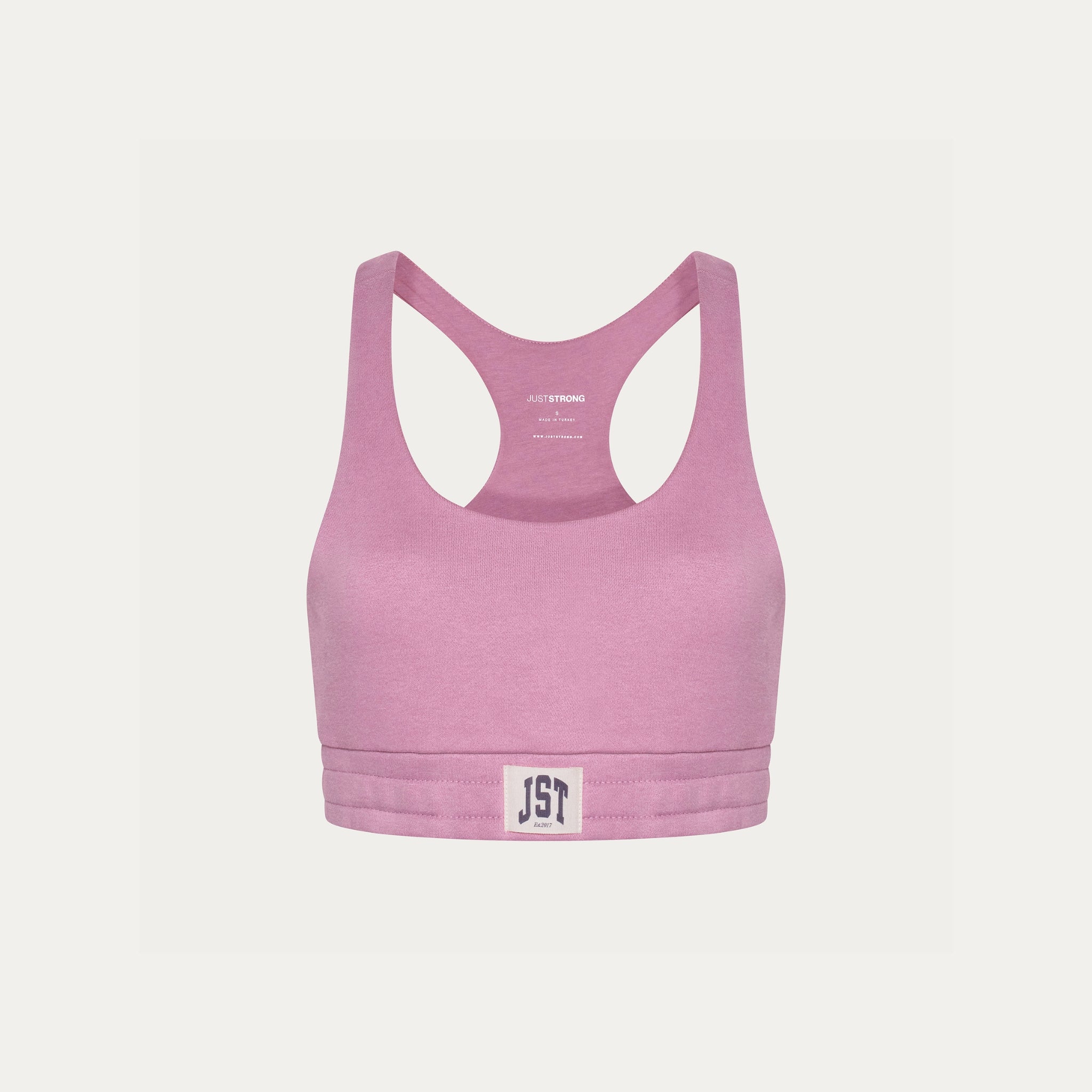 Timeout Sweatshirt Bralette - Vintage Orchid