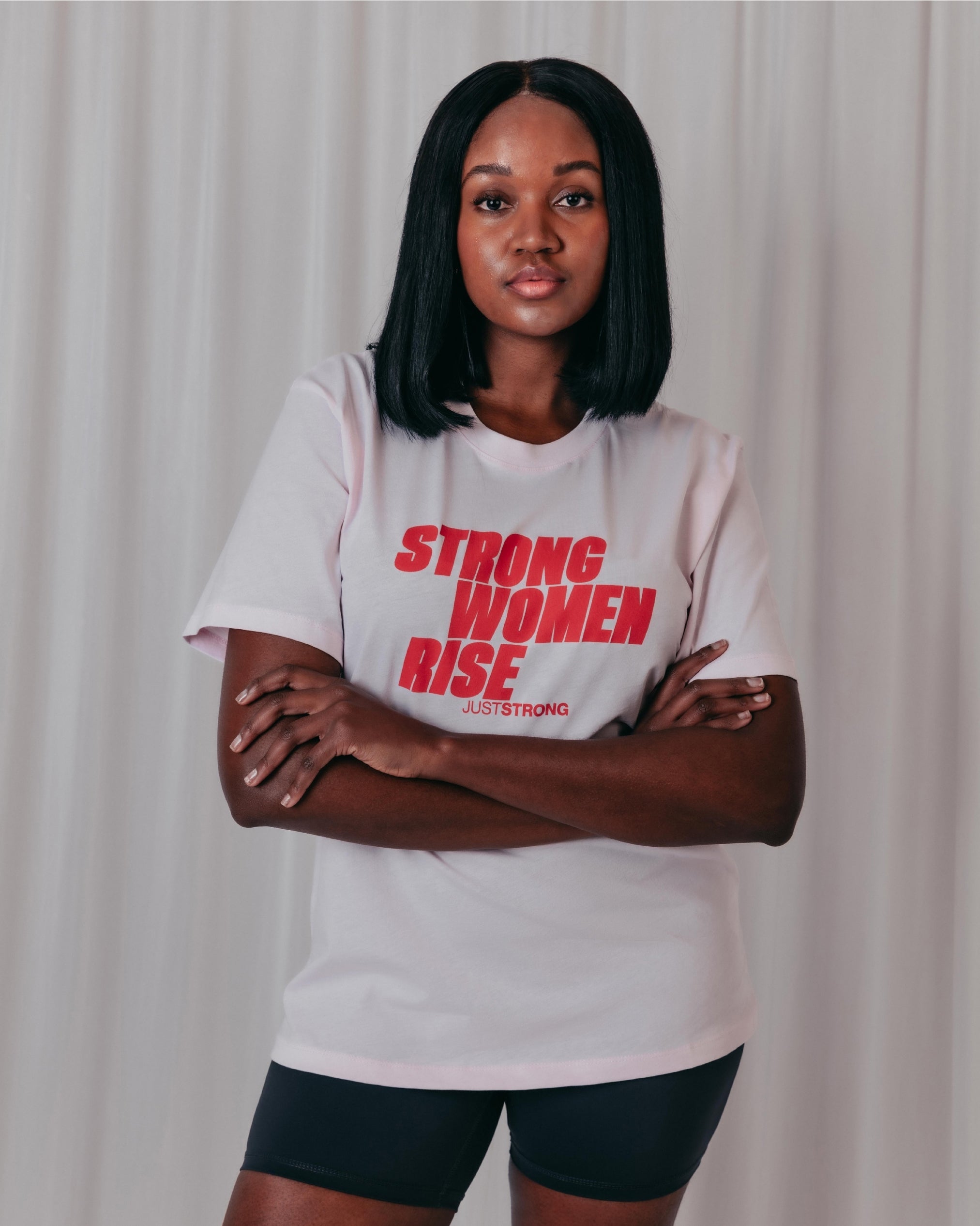 Rise Boyfriend Tee - Washed Pink