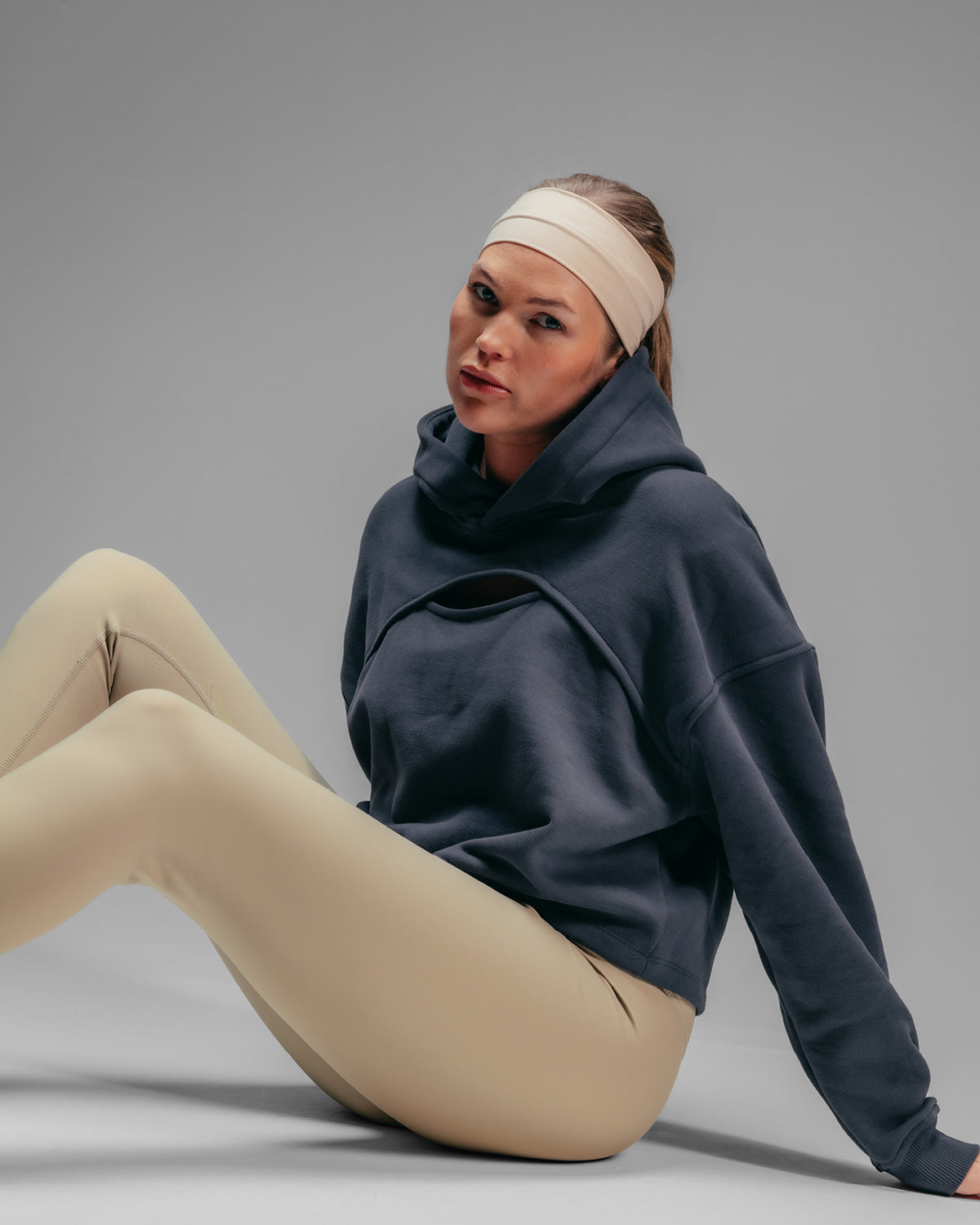 Ultimate Crop Hoodie - Black