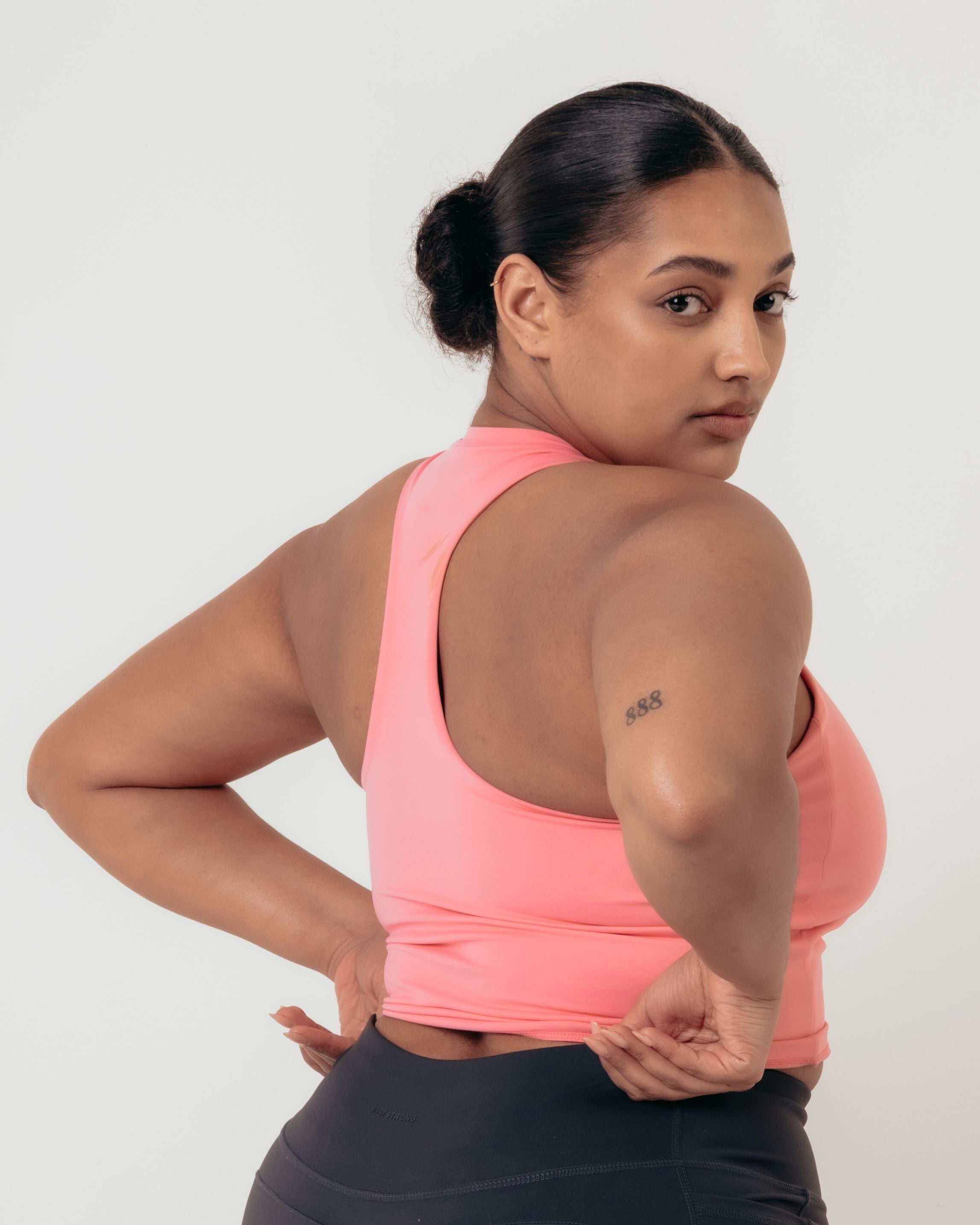 Training Crop Tank - Pink Lemonade