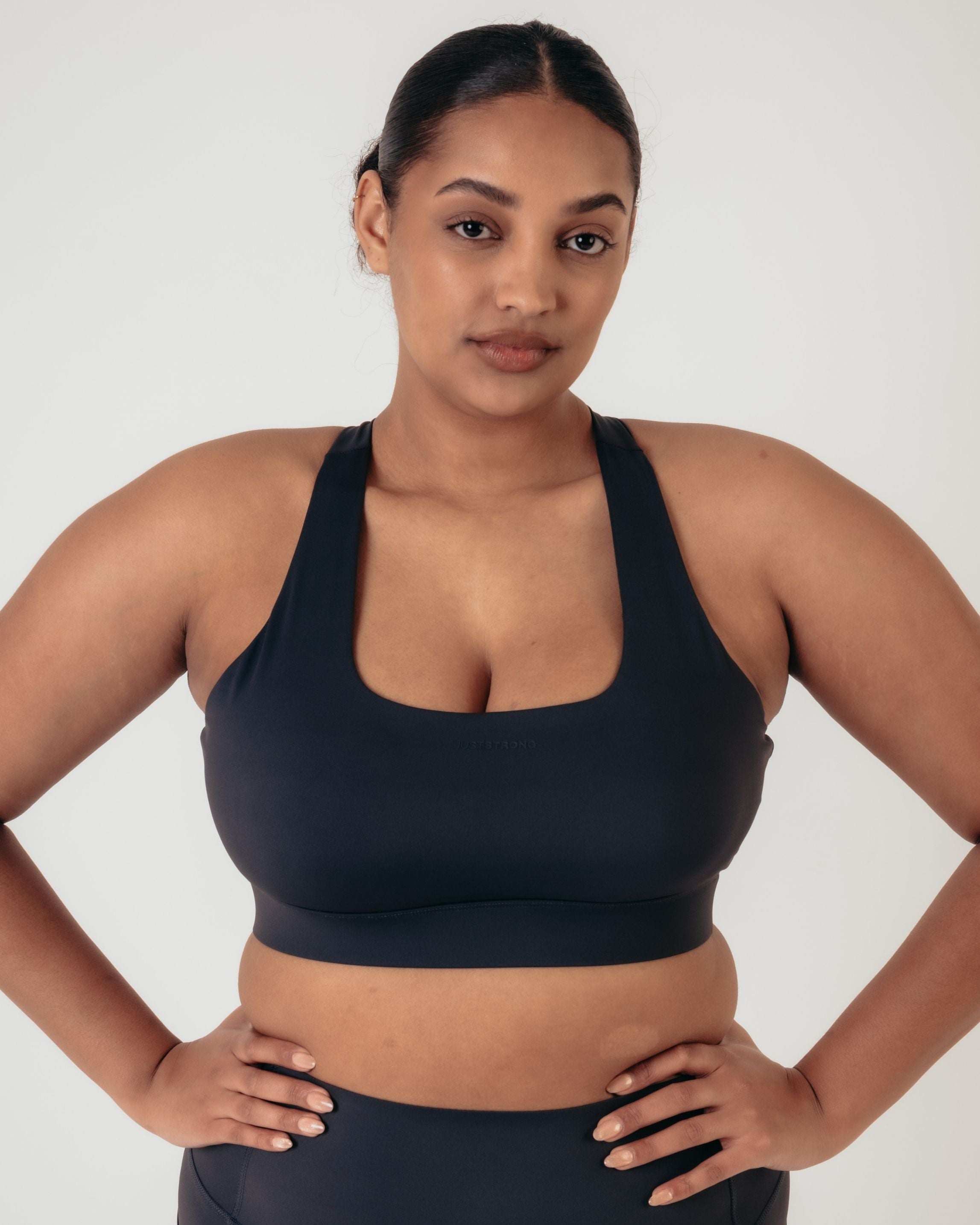 Flex Medium Support Bra - Black
