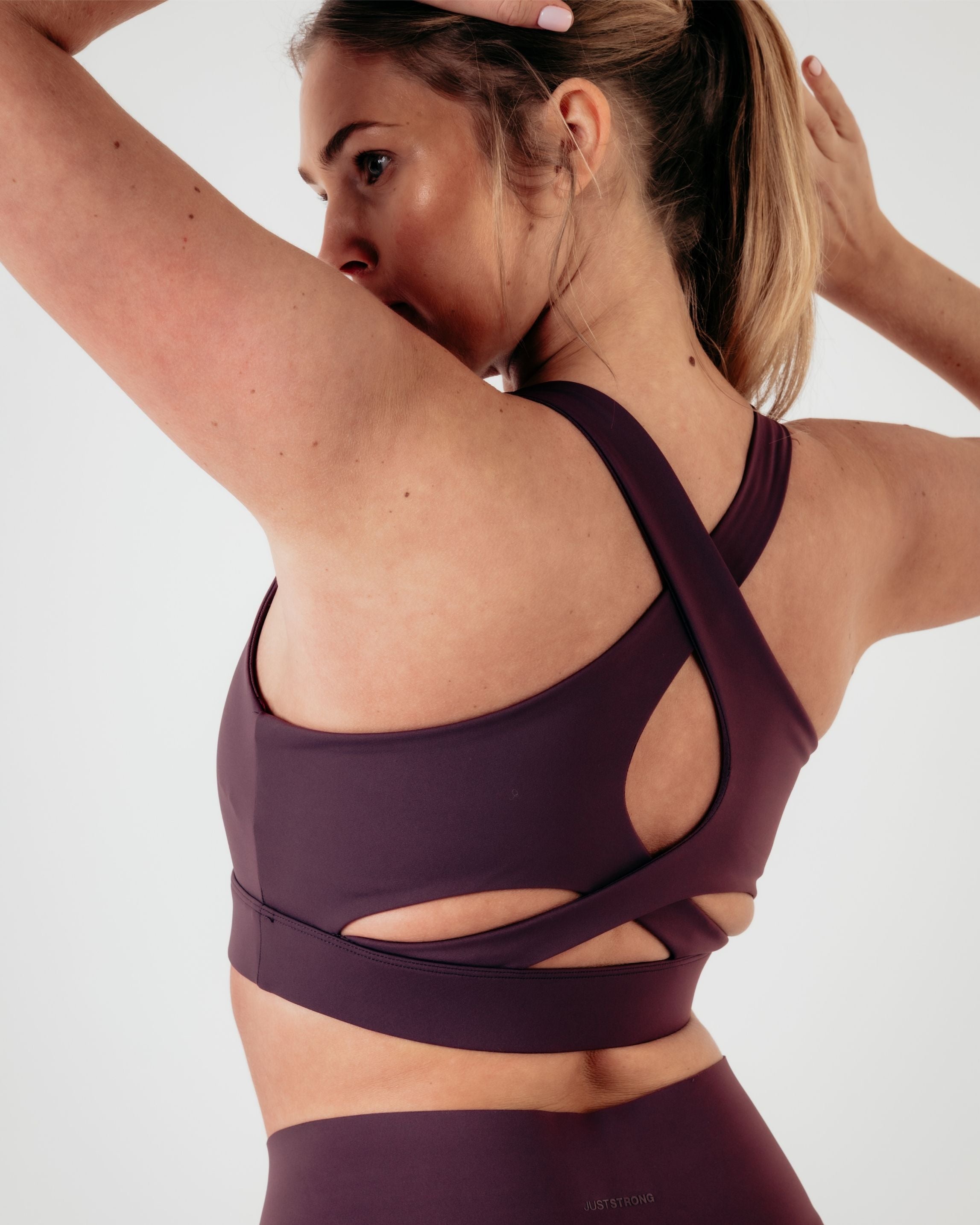 Flex Medium Support Bra - Burgundy