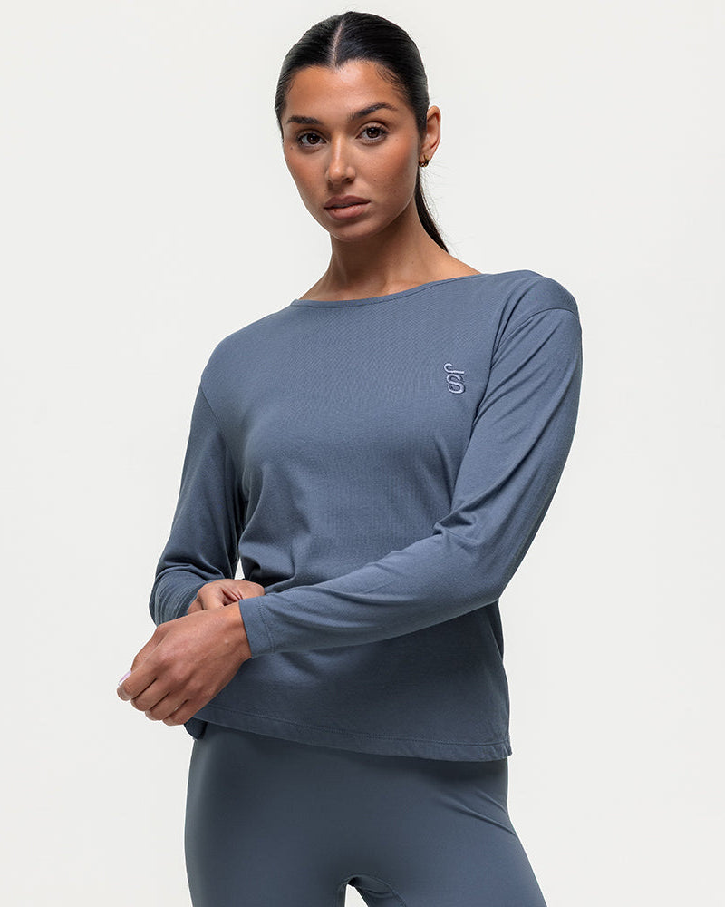 Flow Long Sleeve Tee - Graphite
