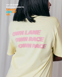 Own Pace Boyfriend Tee - Buttercup Yellow