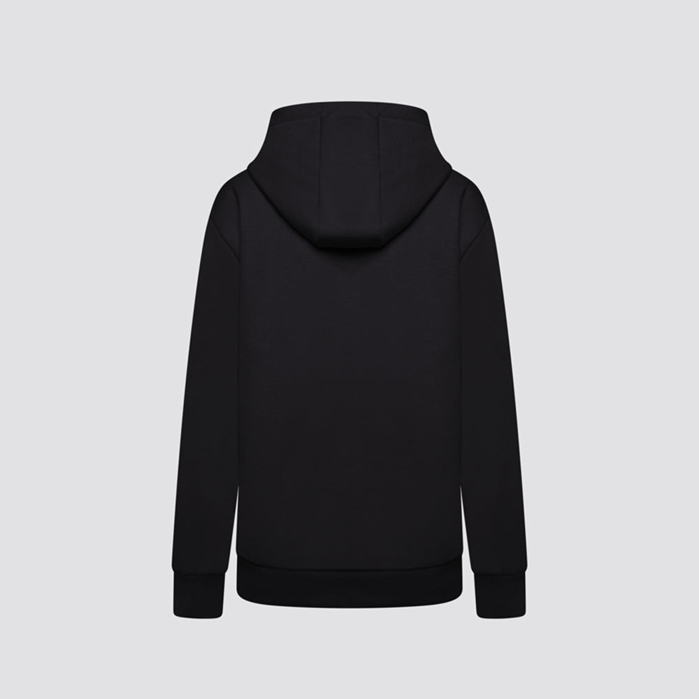【JICHOI COMFORT】24-005 RIBBED HOODIE (BLACK) Core Hoodie - Black Onyx