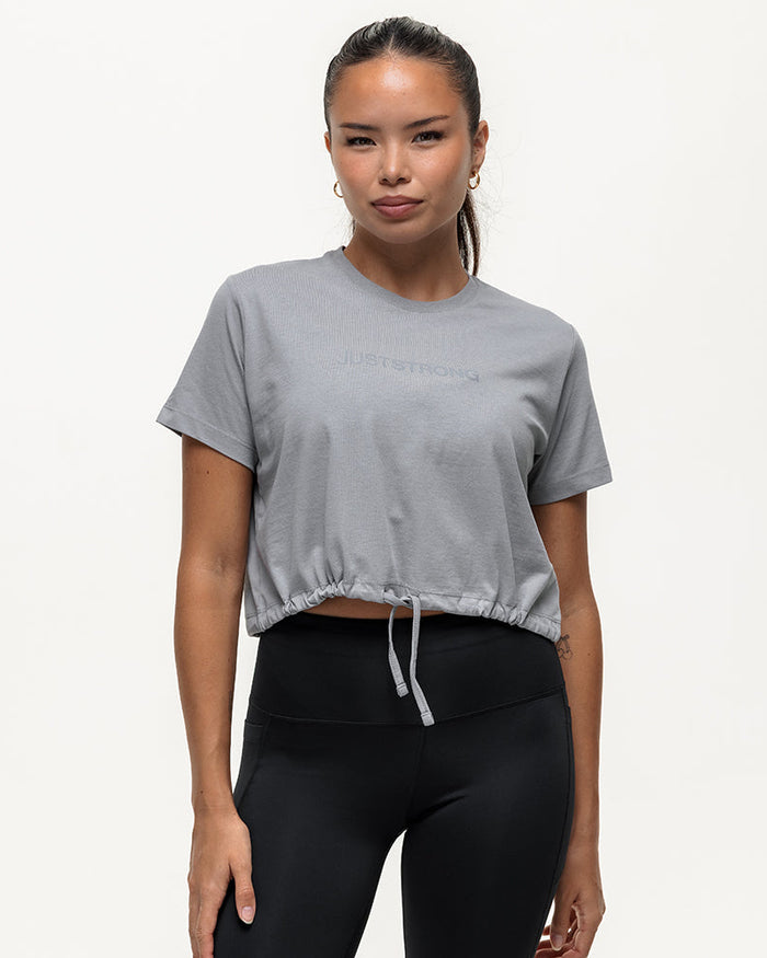 Everyday Drawstring Tee - Shadow Grey