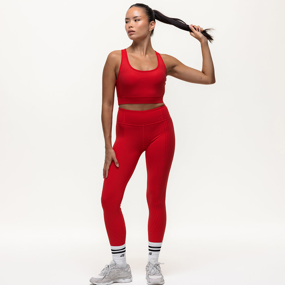 Agility Workout Bra - Ruby Red