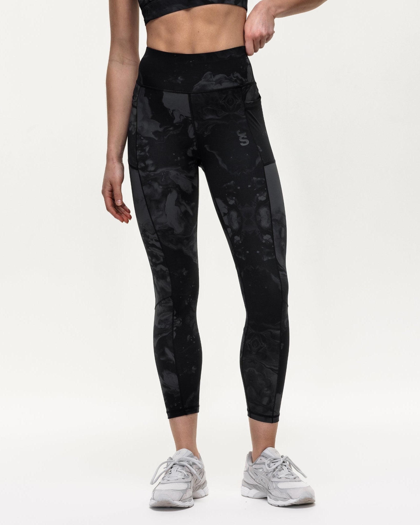 Power 7/8 Training Leggings - Slate Marble