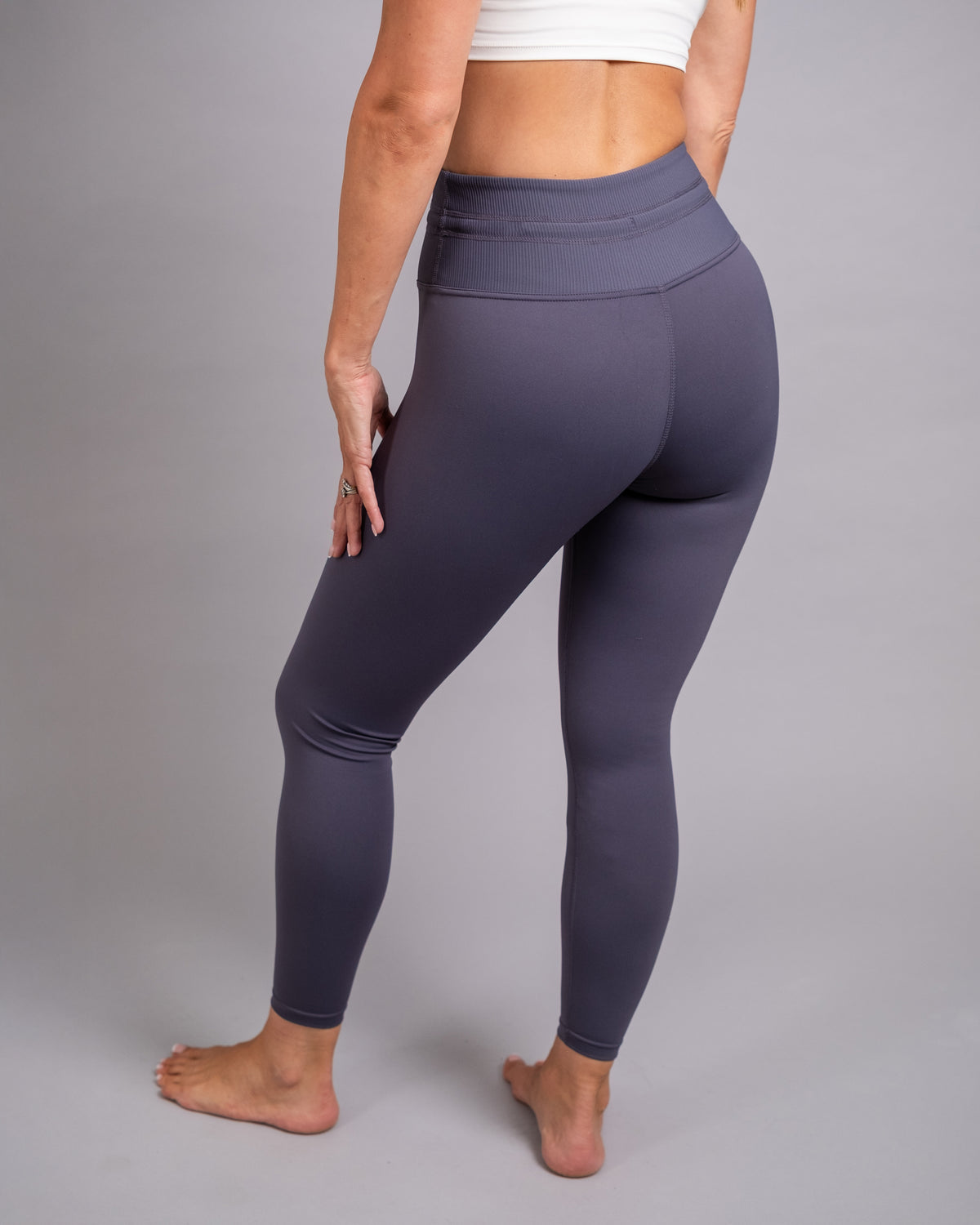 Ultimate Tie Waist Leggings - Odyssey Grey