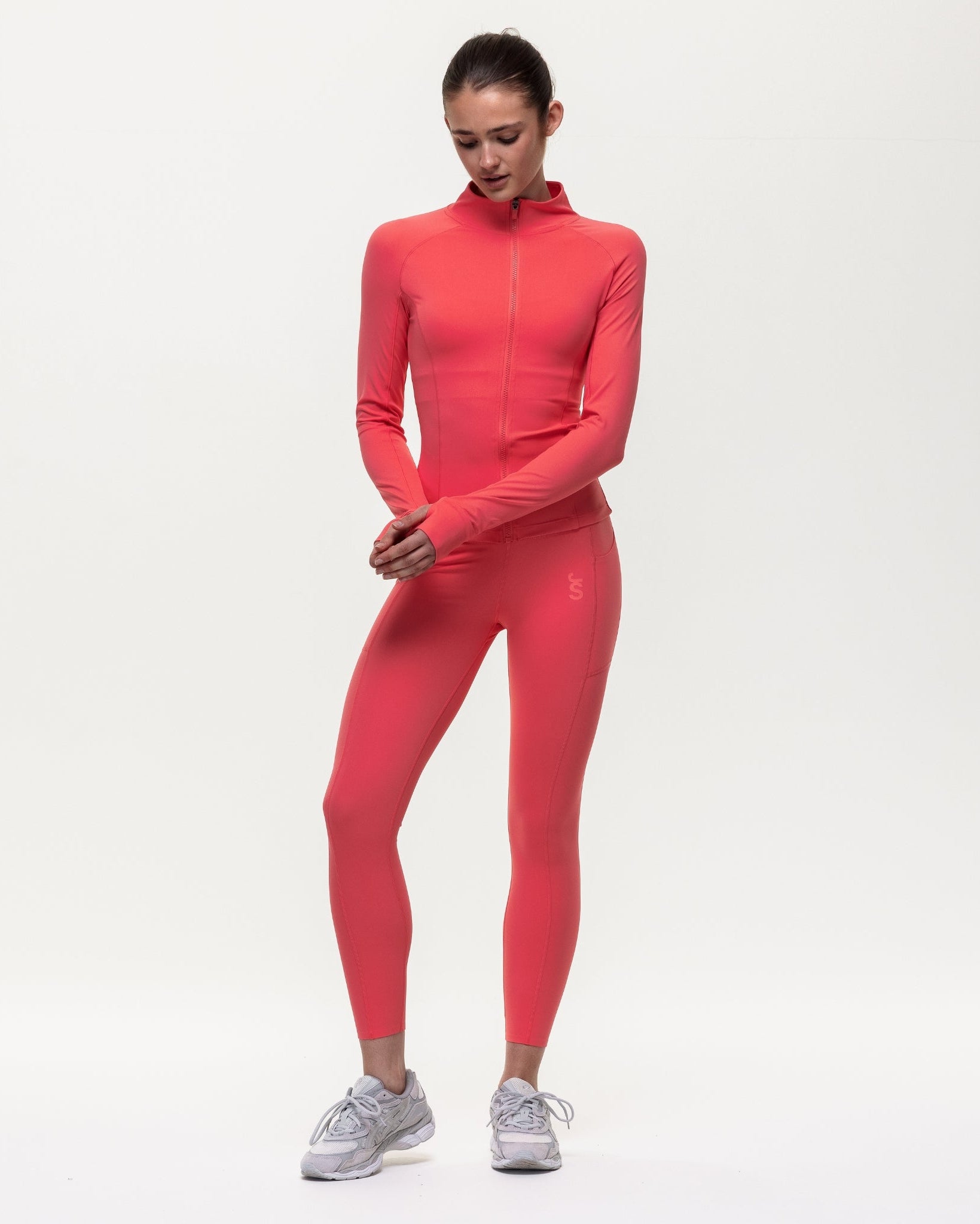 Training Zip Up Jacket - Coral