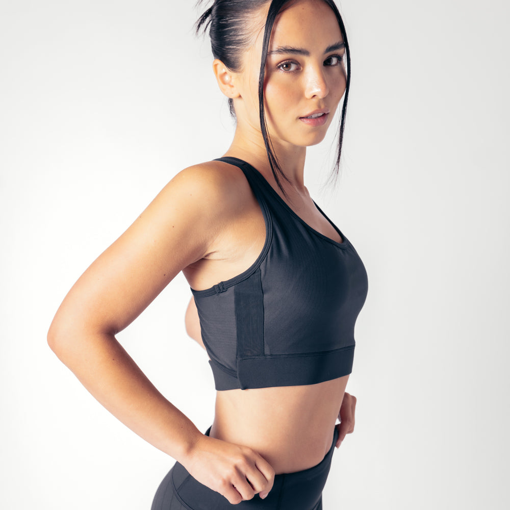 Agility Workout Bra - Black Onyx