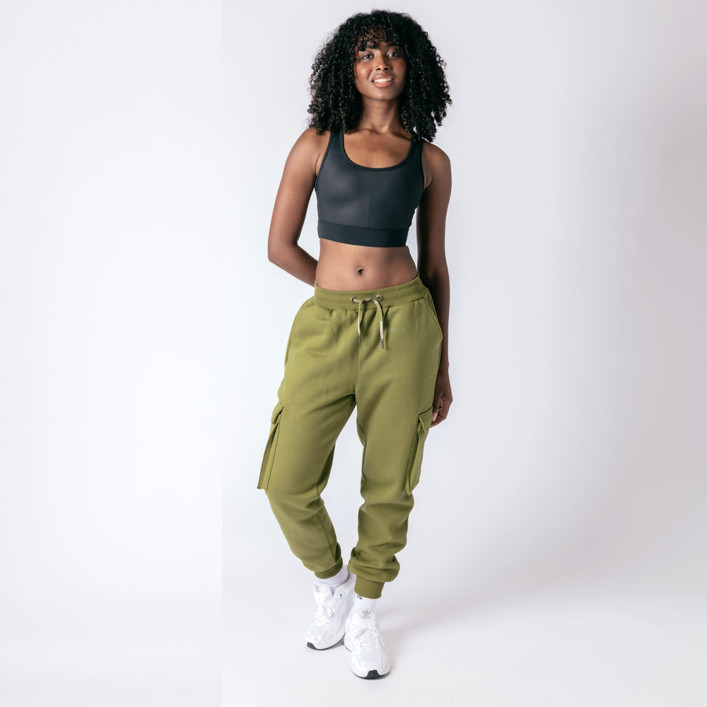 Cargo Joggers - Military Green