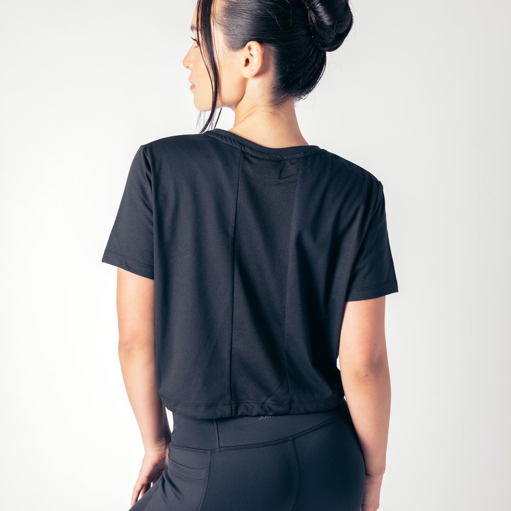 Everyday Drawstring Tee - Black Onyx