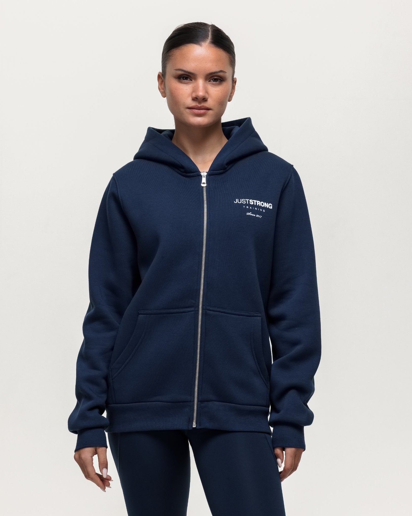 Training Essentials Motion Zip Hoodie - Navy