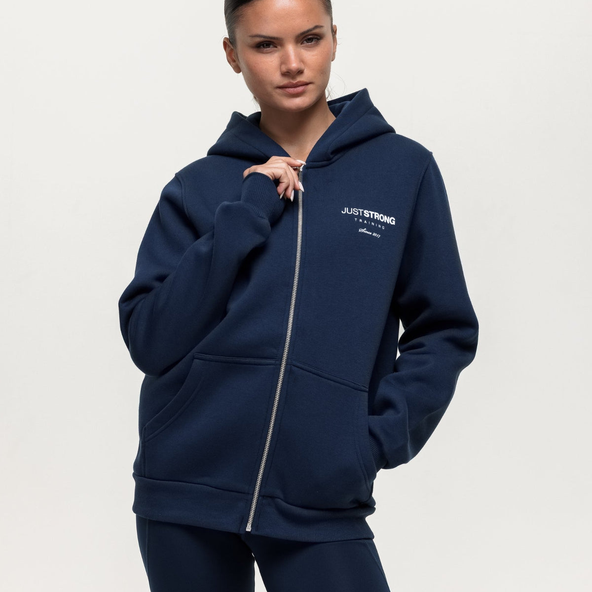 Training Essentials Motion Zip Hoodie - Navy