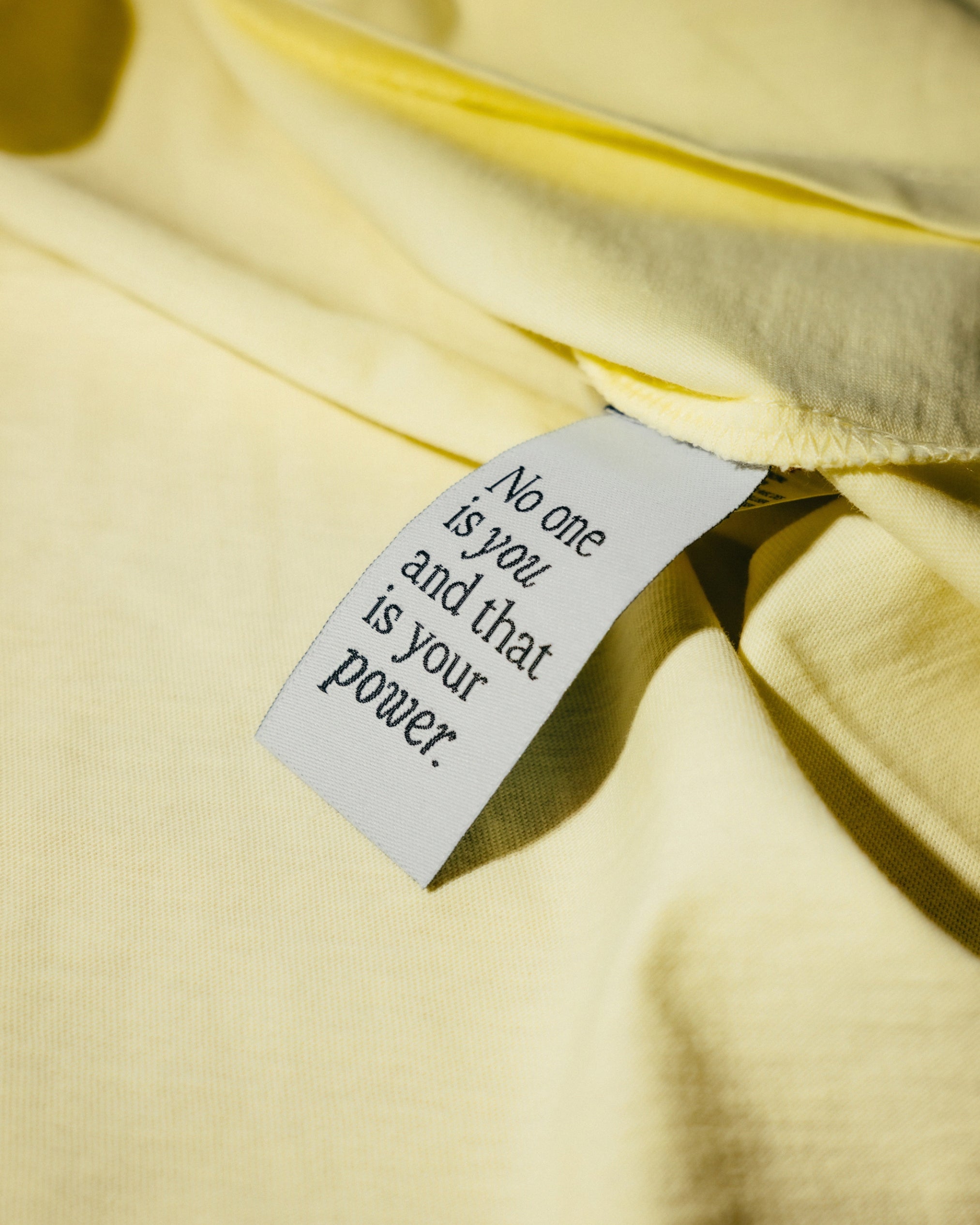 Own Pace Boyfriend Tee - Buttercup Yellow