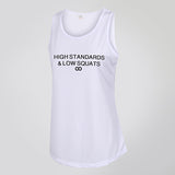 High Standards & Low Squats Artic White Tank
