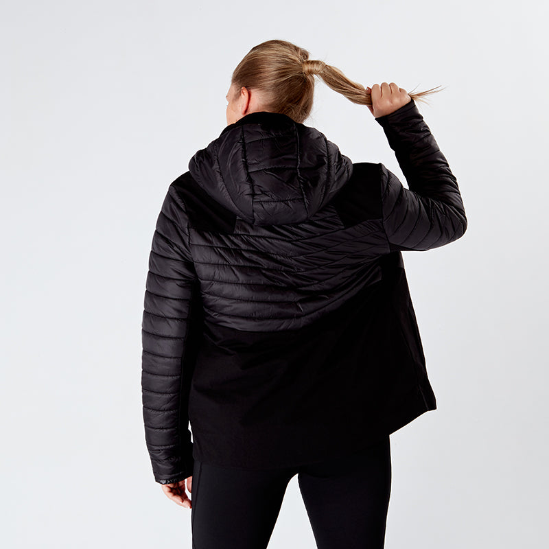 Black Insulated Hybrid Jacket
