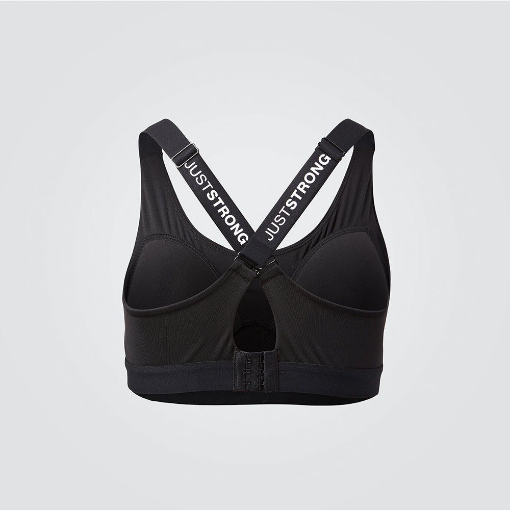 JUST-DRY Basil Green High Impact Workout Sports Bra for Women