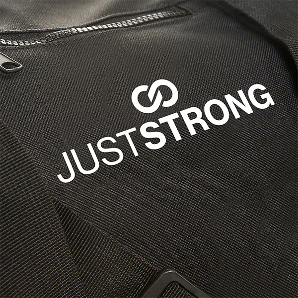 Black Just Strong Barrel Bag