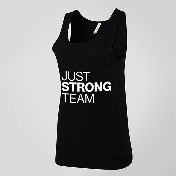 Black Just Strong Team Tank - Exclusive For Ambassadors