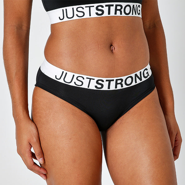 Black & White Just Strong Briefs