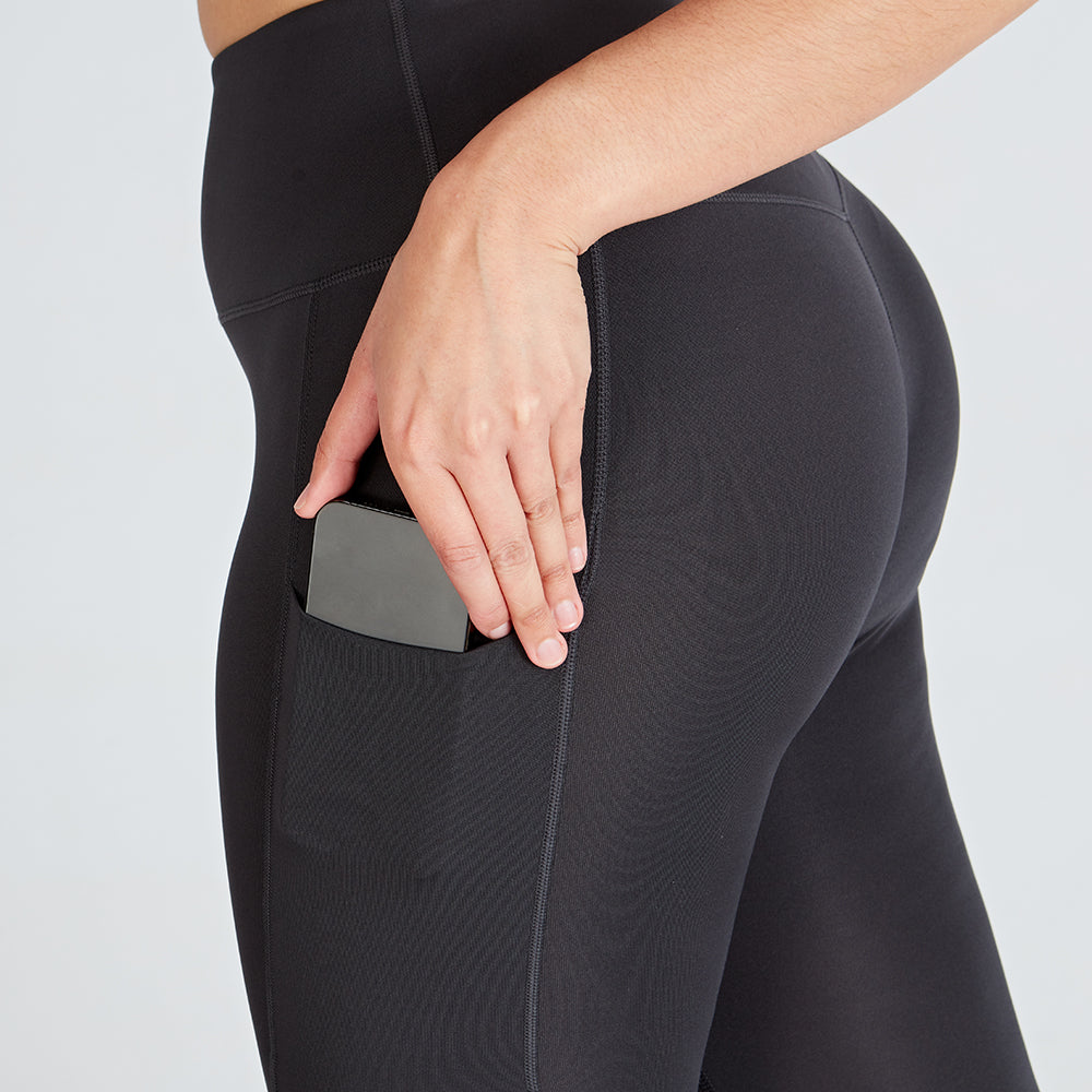 Charcoal Grey Core Pocket Leggings