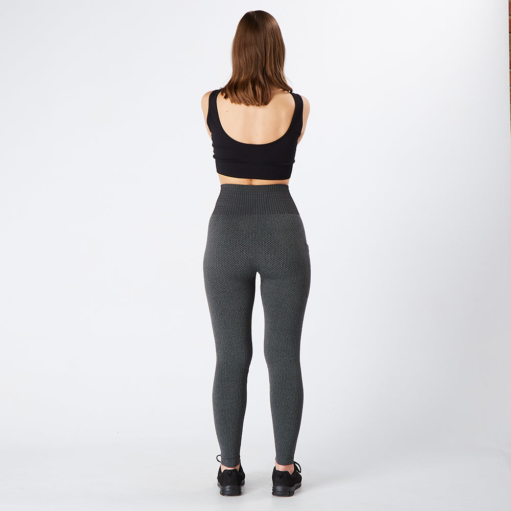 Charcoal Knitted Chill Leggings