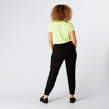 Electric Cropped Stamp Graphic Tee