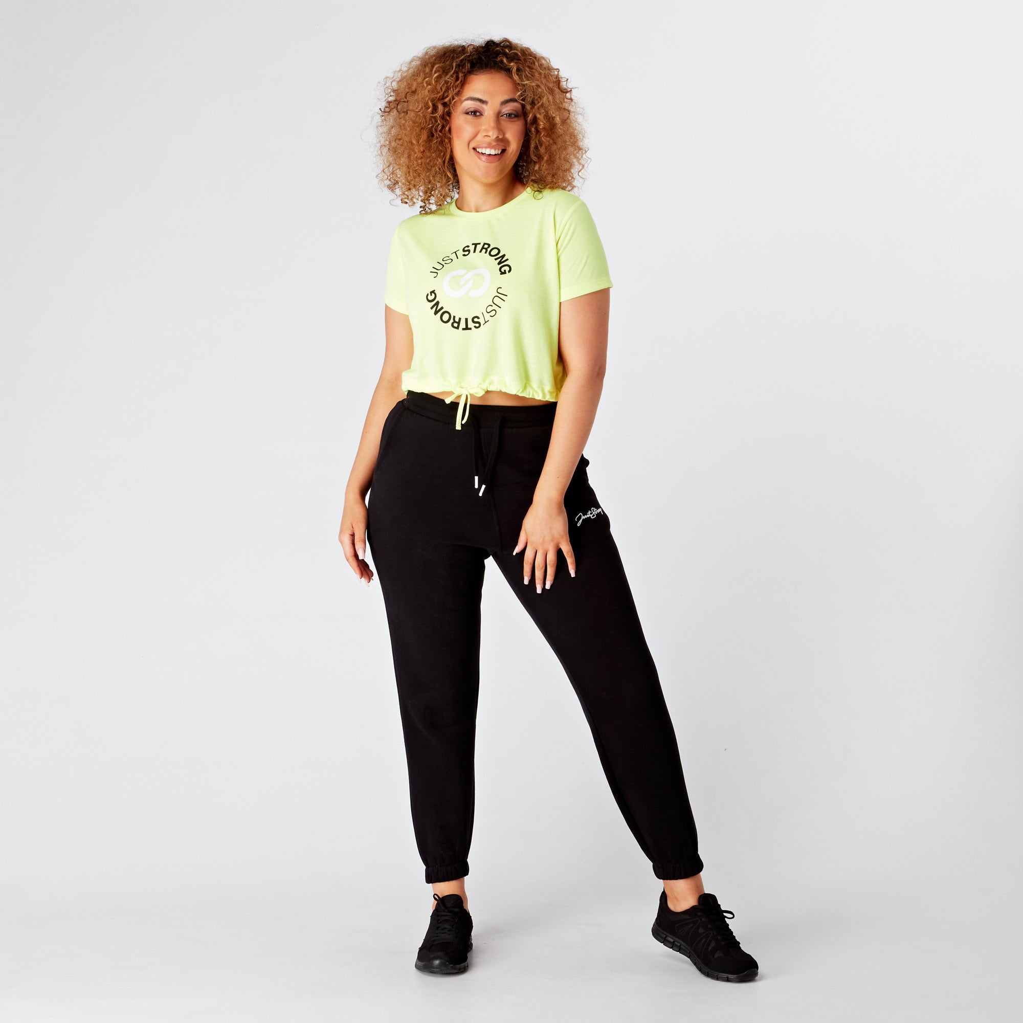 Electric Cropped Stamp Graphic Tee