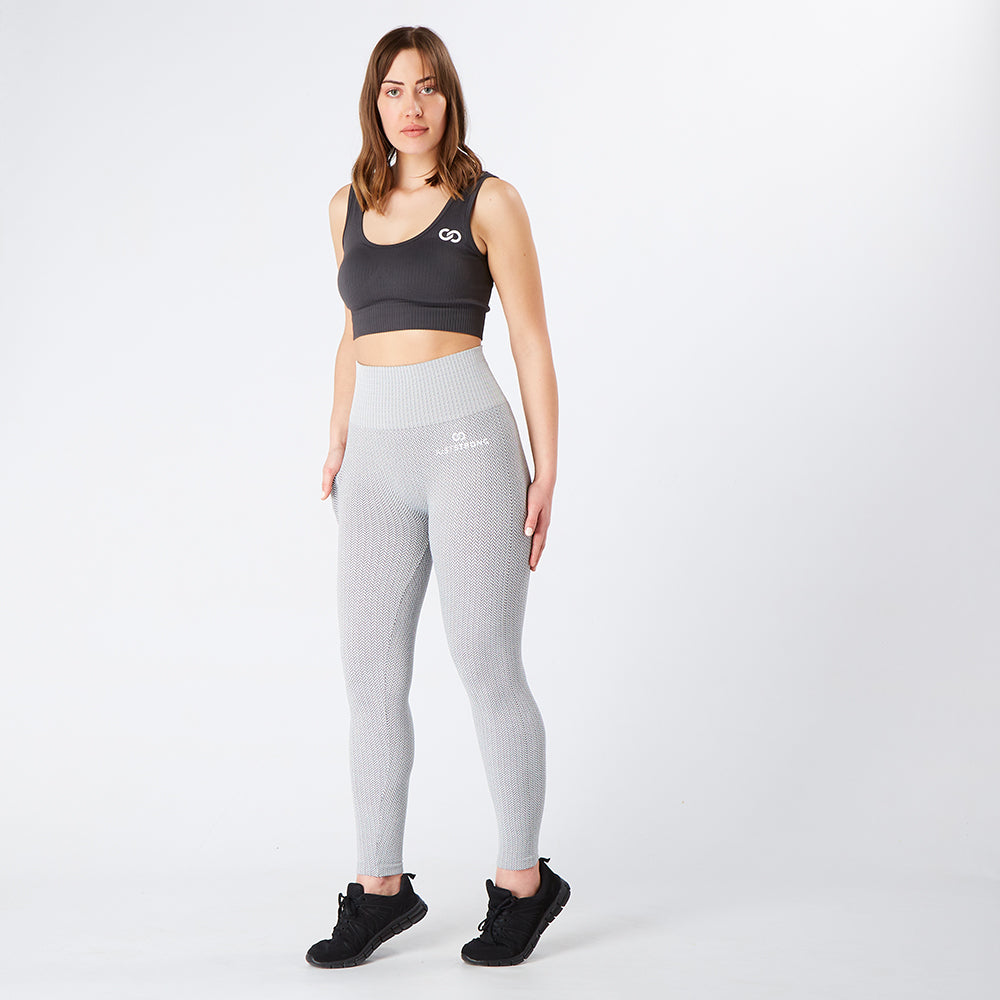 Heather Grey Knitted Chill Leggings