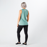 Moss Green Marl Athletic Box Tank