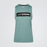 Moss Green Marl Athletic Box Tank
