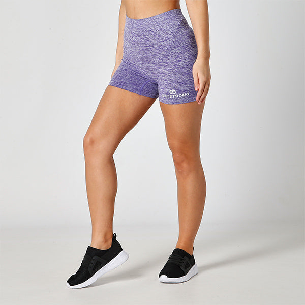 Seamless Purple Ombre Shorts