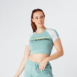 Silver & Polar Crop Branded Tee