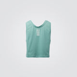 Silver Green Cropped Tank