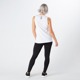 White Athletic Box Tank